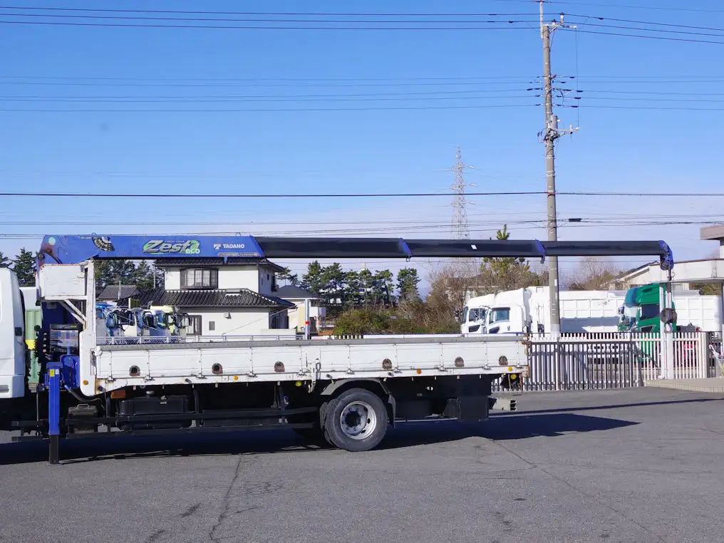 三菱 ファイター 中型/増トン クレーン付 床鉄板 4段の中古トラック画像6