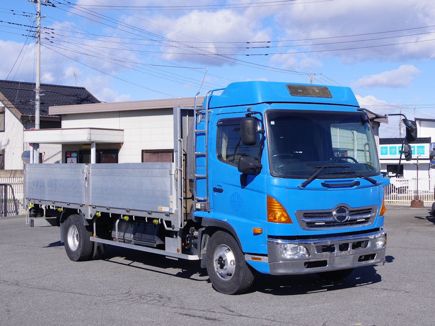 日野 レンジャー 中型/増トン 平ボディ 床鉄板 アルミブロックの中古トラック画像2