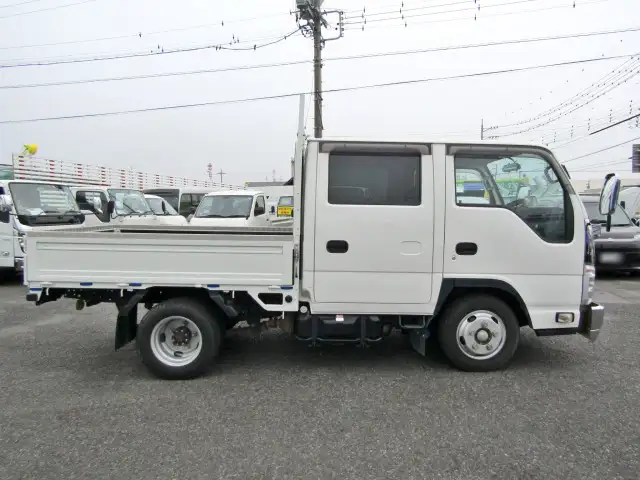 いすゞ エルフ 小型 平ボディ Wキャブ TRG-NJR85Aの中古トラック画像3