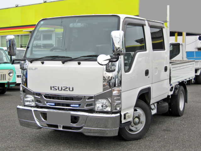 いすゞ エルフ 小型 平ボディ 10尺 TRG-NJR85A