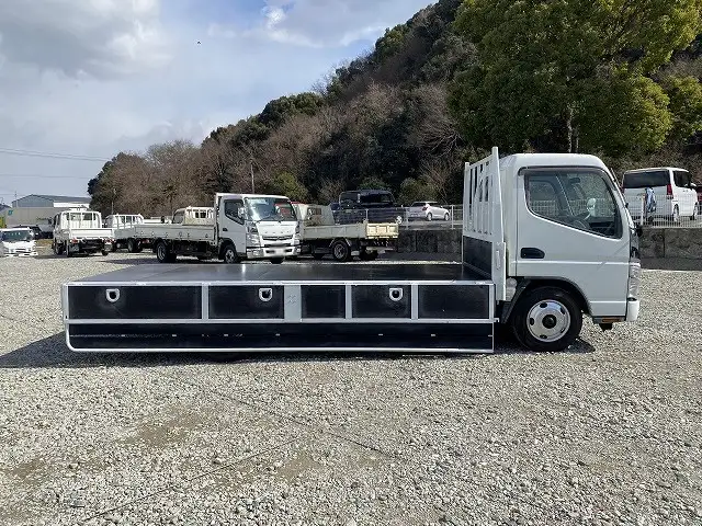 三菱 キャンター 小型 平ボディ 床鉄板 PA-FE72DEの中古トラック画像6