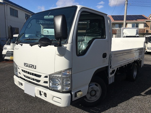いすゞ エルフ 小型 平ボディ 10尺 TPG-NJR85A