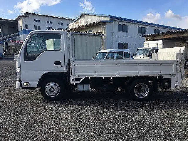 いすゞ エルフ 小型 平ボディ パワーゲート 床鉄板の中古トラック画像4