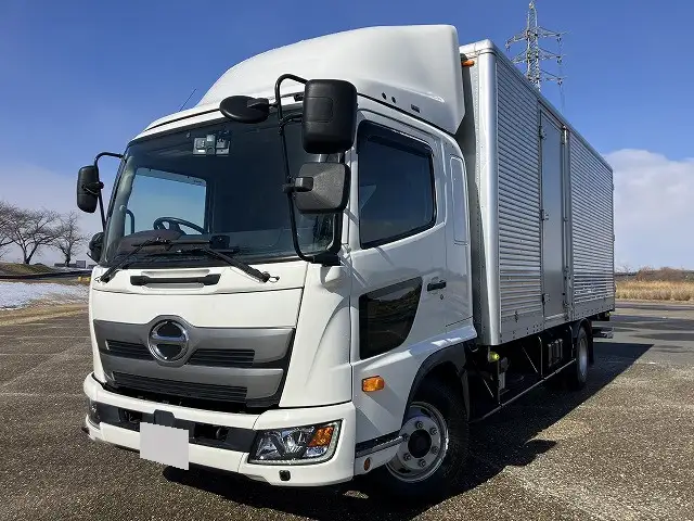 日野 レンジャー 中型/増トン アルミバン パワーゲート サイドドアの中古トラック画像1