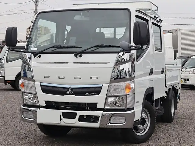 三菱 キャンター 小型 平ボディ Wキャブ パワーゲート の中古トラック【車両No.181802】