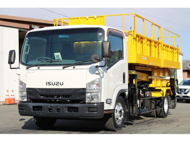 いすゞ エルフ 小型 高所・建柱車 高所作業車