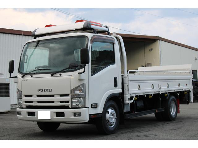 いすゞ エルフ 小型 平ボディ ワイドロング TKG-NNR85AR の中古