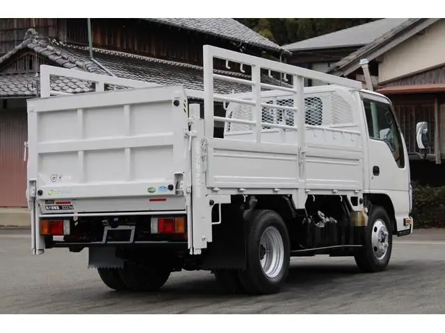 いすゞ エルフ 小型 平ボディ パワーゲート 床鉄板の中古トラック画像2