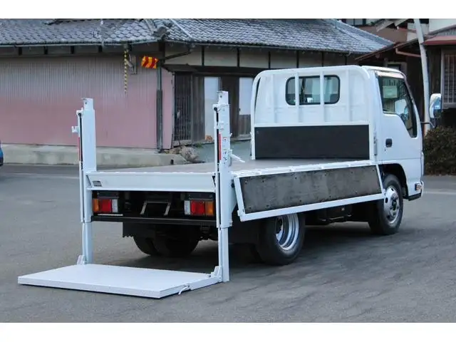いすゞ エルフ 小型 平ボディ パワーゲート 床鉄板の中古トラック画像5