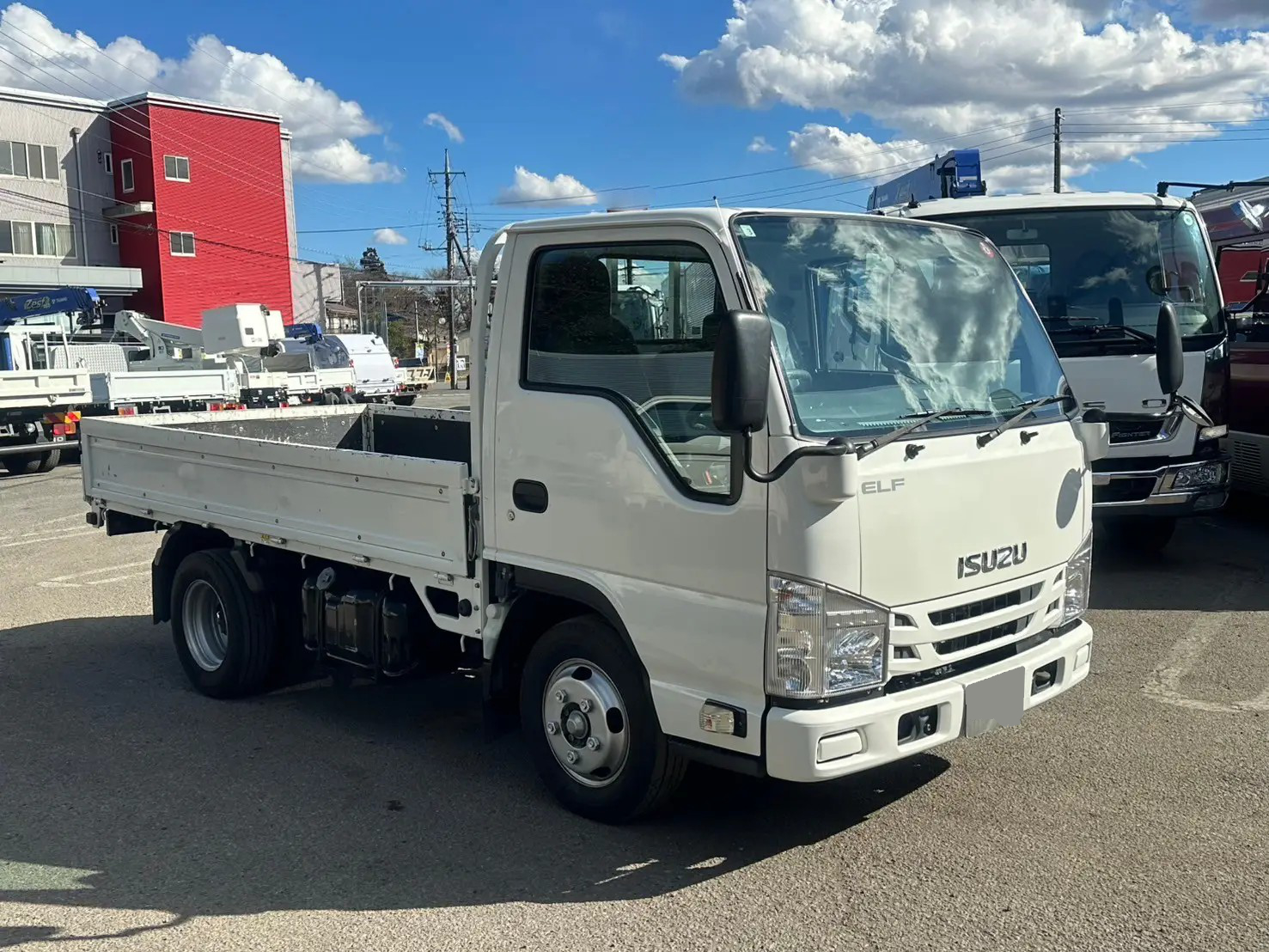いすゞ エルフ 小型 平ボディ TPG-NJR85A H31/R1の中古トラック画像2