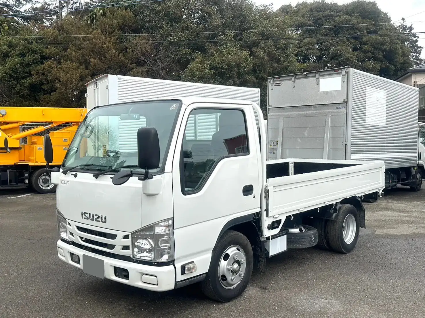 いすゞ エルフ 小型 平ボディ TPG-NJR85A H31/R1の中古トラック画像1