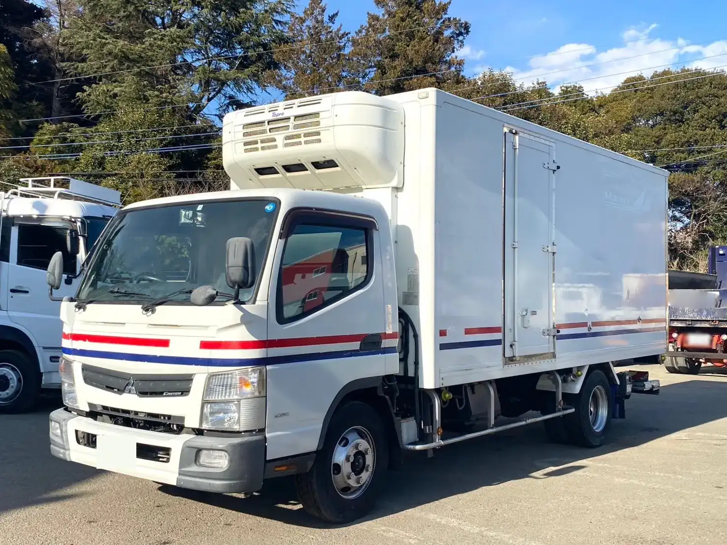 三菱 キャンター 小型 冷凍冷蔵 低温 パワーゲート｜画像1