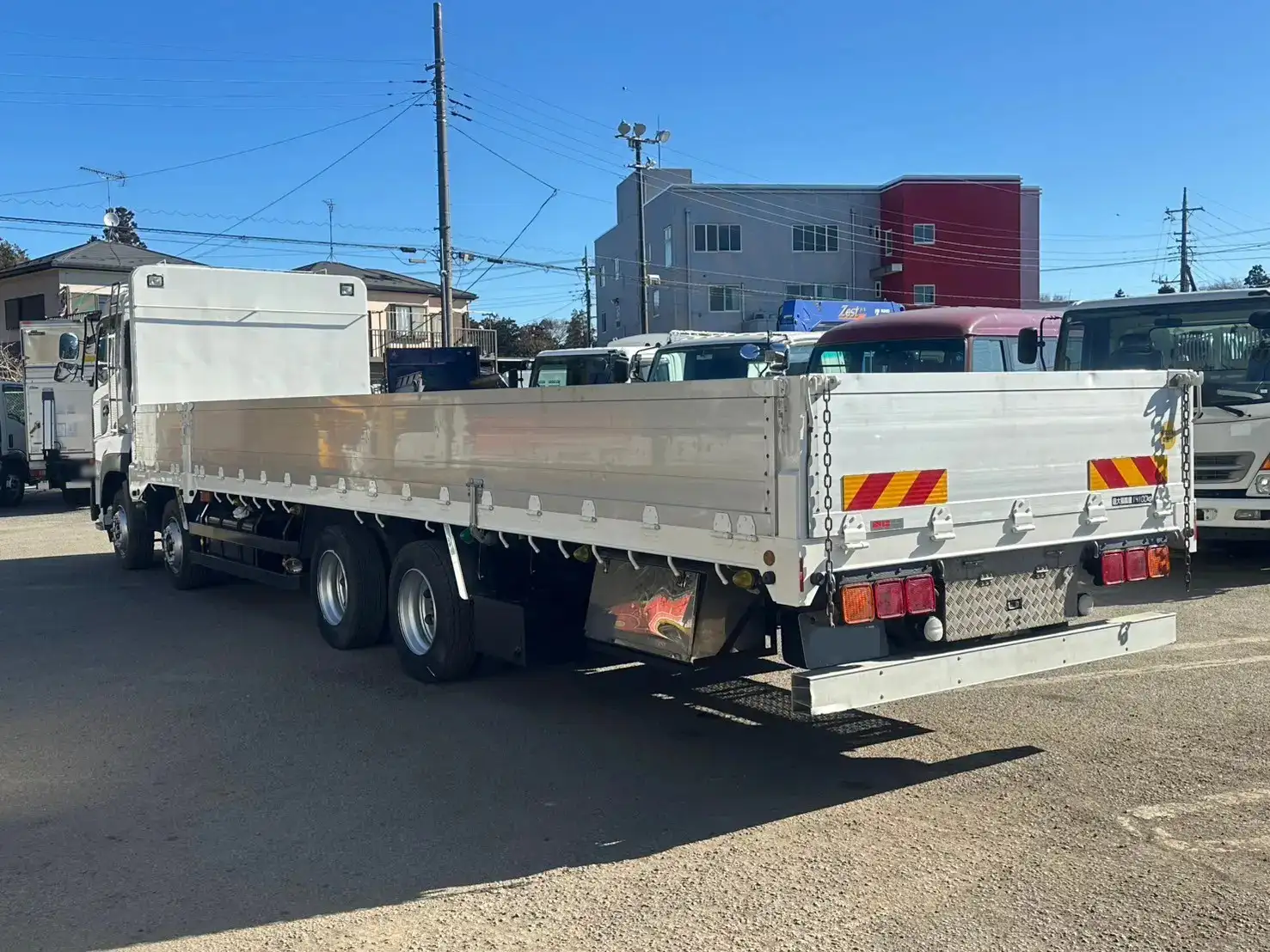 日産UD クオン 大型 平ボディ アルミブロック エアサスの中古トラック画像5