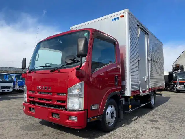 いすゞ エルフ 小型 アルミバン サイドドア TKG-NPR85AN｜画像1