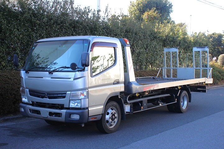 三菱 キャンター 小型 車両重機運搬 ラジコン ウインチ｜画像1