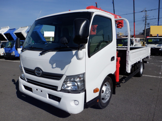 日野 デュトロ 小型 クレーン付 ワイドロング TKG-XZU710M