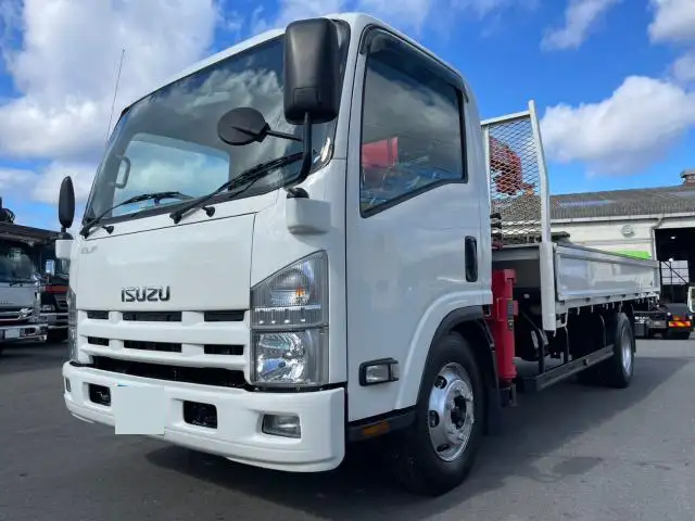 いすゞ エルフ 小型 クレーン付 4段 ラジコン の中古トラック【車両No.182283】