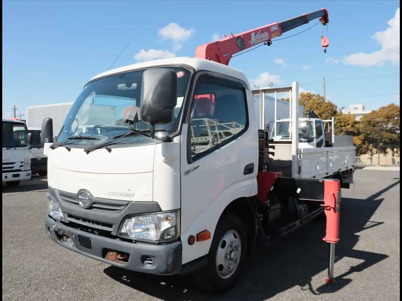 日野 デュトロ 小型 クレーン付 3段 ラジコン｜画像1