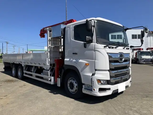 日野 プロフィア 大型 クレーン付 アルミブロック 4段の中古トラック画像2
