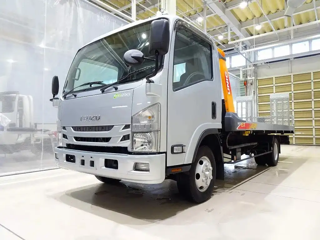 いすゞ エルフ 小型 車両重機運搬 ラジコン ウインチの中古トラック画像1