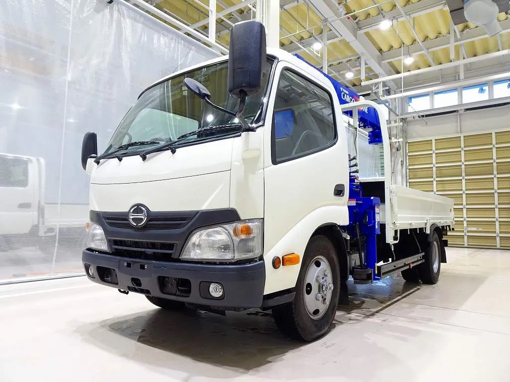 日野 デュトロ 小型 クレーン付 標準ロング TKG-XZU695M