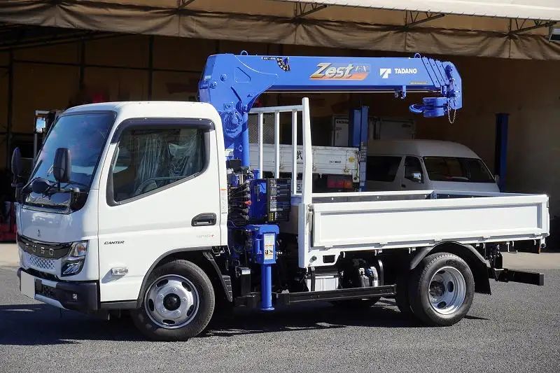 三菱 キャンター 小型 クレーン付 4段 ラジコン｜画像1