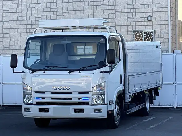 いすゞ エルフ 小型 平ボディ パワーゲート アルミブロック の中古トラック【車両No.182330】