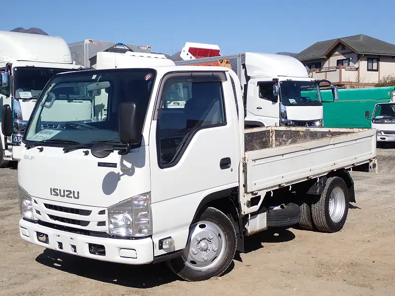 いすゞ エルフ 小型 平ボディ TRG-NJR85A H31/R1の中古トラック画像1