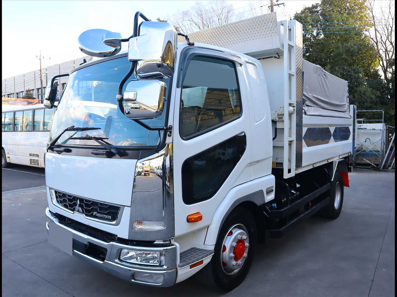 三菱 ファイター 中型/増トン ダンプ ワイド 2KG-FK62FZ