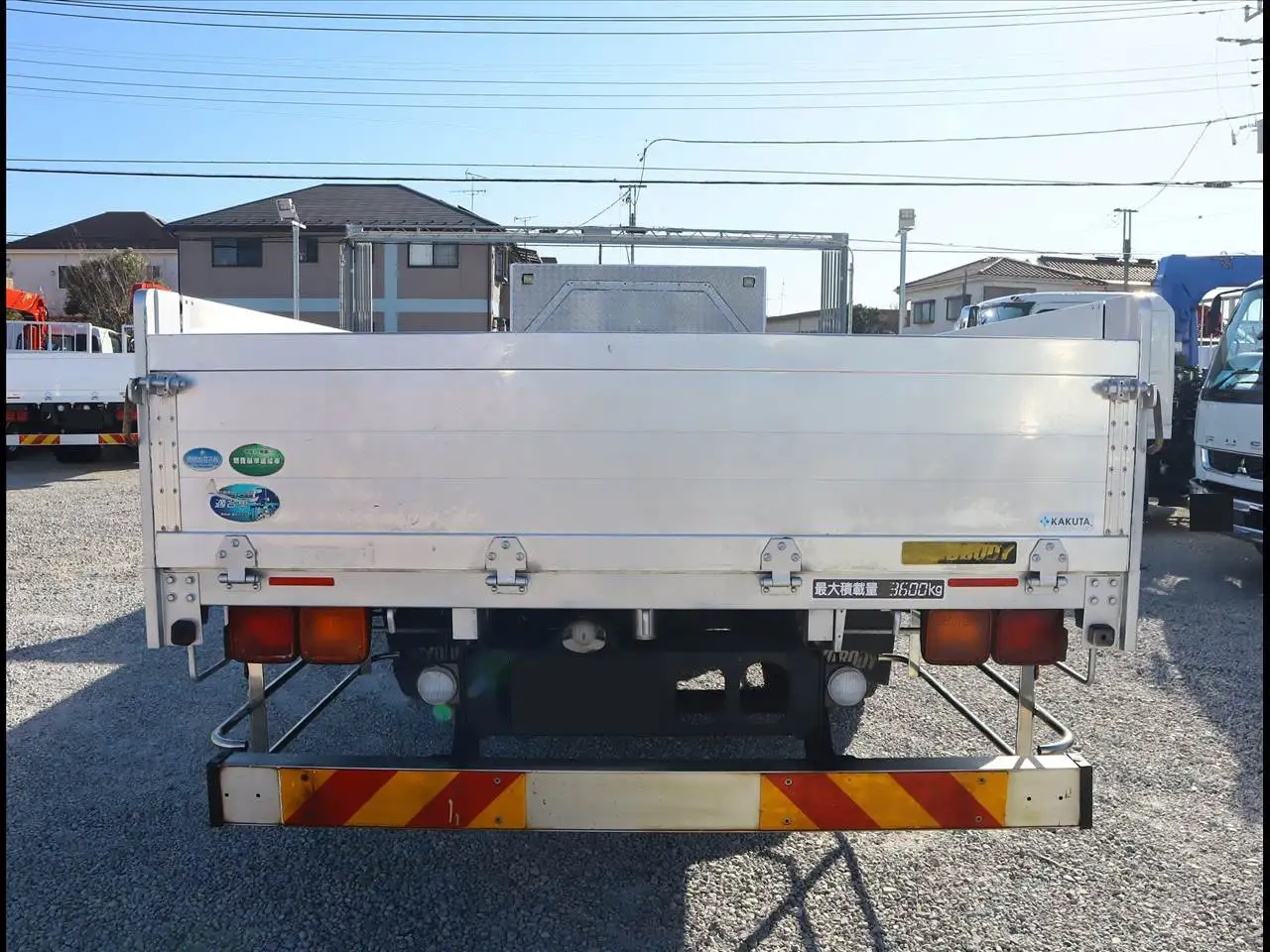 三菱 ファイター 中型/増トン 平ボディ アルミブロック ベッドの中古トラック画像5