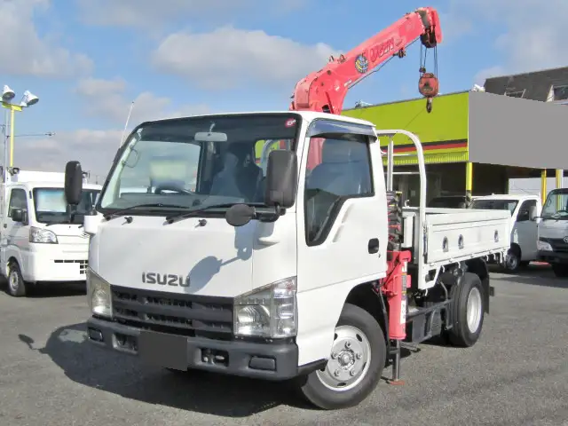 いすゞ エルフ 小型 クレーン付 3段 ラジコンの中古トラック画像1