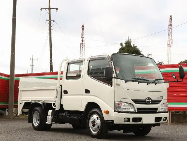 日野 デュトロ 小型 平ボディ Wキャブ パワーゲートの中古トラック画像2