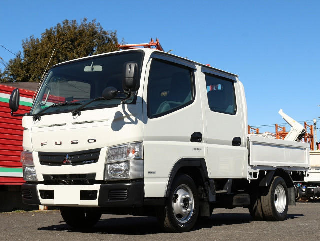 三菱 キャンター 小型 平ボディ Wキャブ(ダブルキャブ) TPG-FBA00｜画像1
