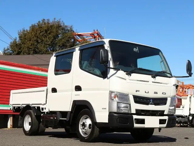 三菱 キャンター 小型 平ボディ Wキャブ TPG-FBA00の中古トラック画像2