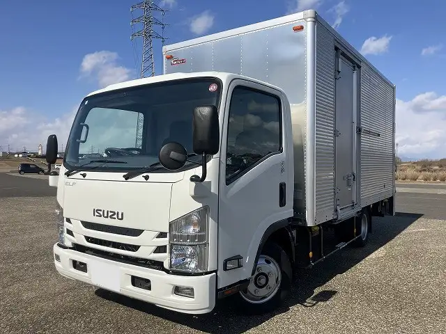 いすゞ エルフ 小型 アルミバン パワーゲート サイドドアの中古トラック画像1