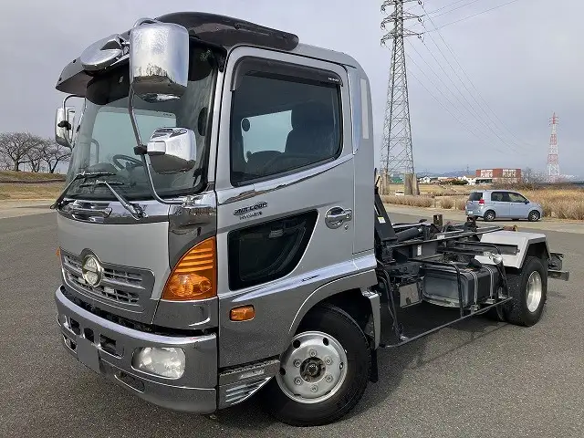 日野 レンジャー 中型/増トン アームロール ツインホイスト TKG-FC9JEAAの中古トラック画像1