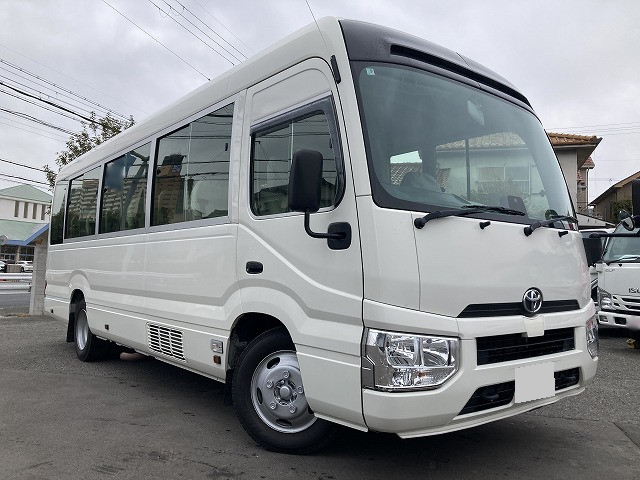トヨタ コースター 小型 バス マイクロバス SKG-XZB70 の中古
