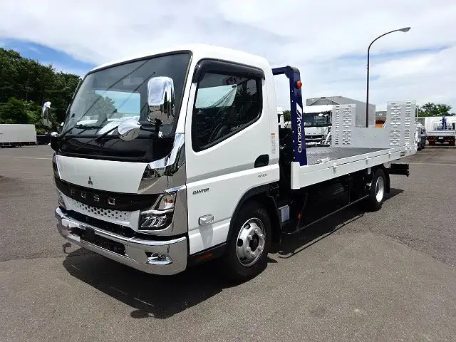三菱 キャンター 小型 車両重機運搬 ラジコン ウインチの中古トラック画像1