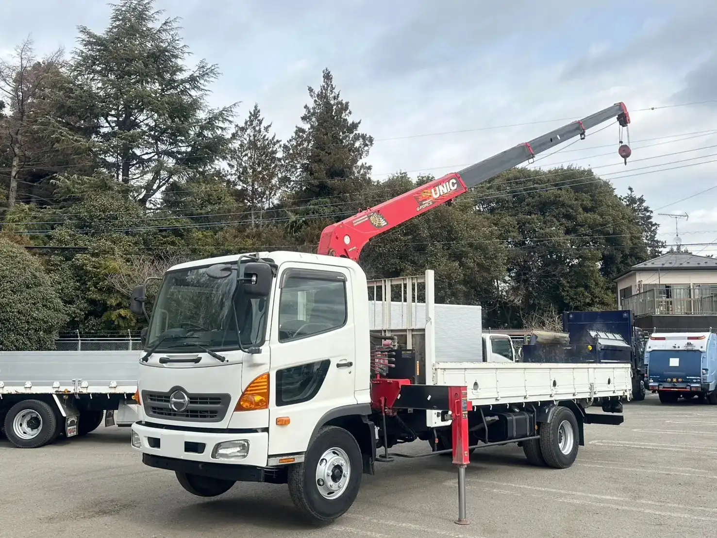 日野 レンジャー 中型/増トン クレーン付 4段 ラジコン｜画像1