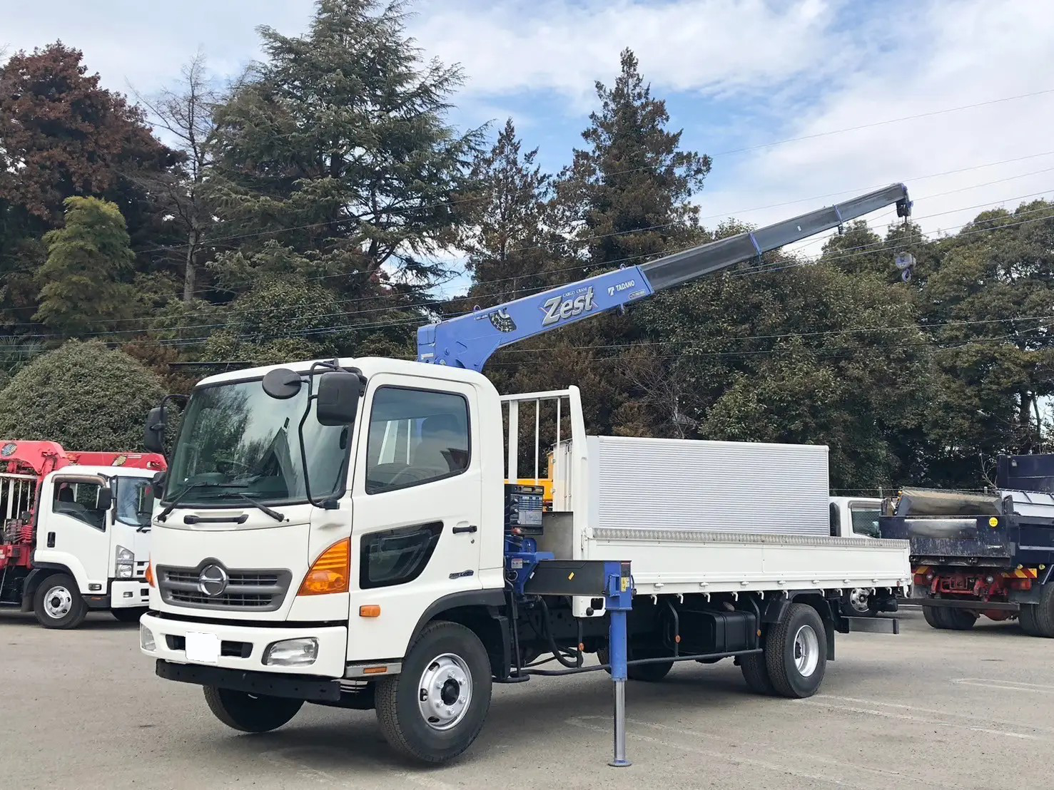 日野 レンジャー 中型/増トン クレーン付 4段 ラジコン｜画像1