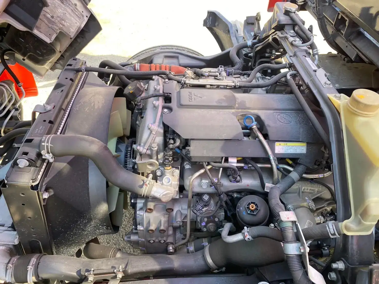 三菱 キャンター 小型 車両重機運搬 ラジコン ウインチの中古トラック画像19