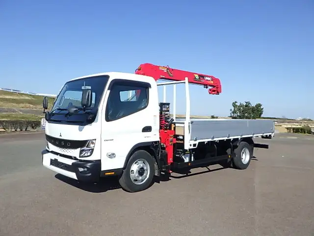 三菱 キャンター 小型 クレーン付 アルミブロック 4段の中古トラック画像1