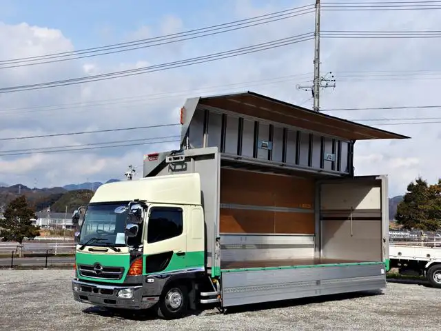 日野 レンジャー 中型/増トン ウイング パワーゲート エアサスの中古トラック画像1