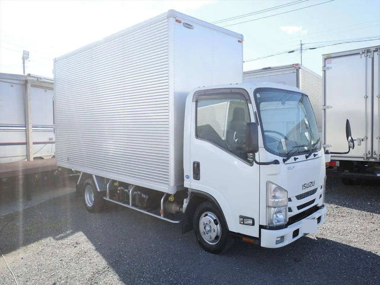 いすゞ エルフ 小型 アルミバン TRG-NLR85AN H27の中古トラック画像2