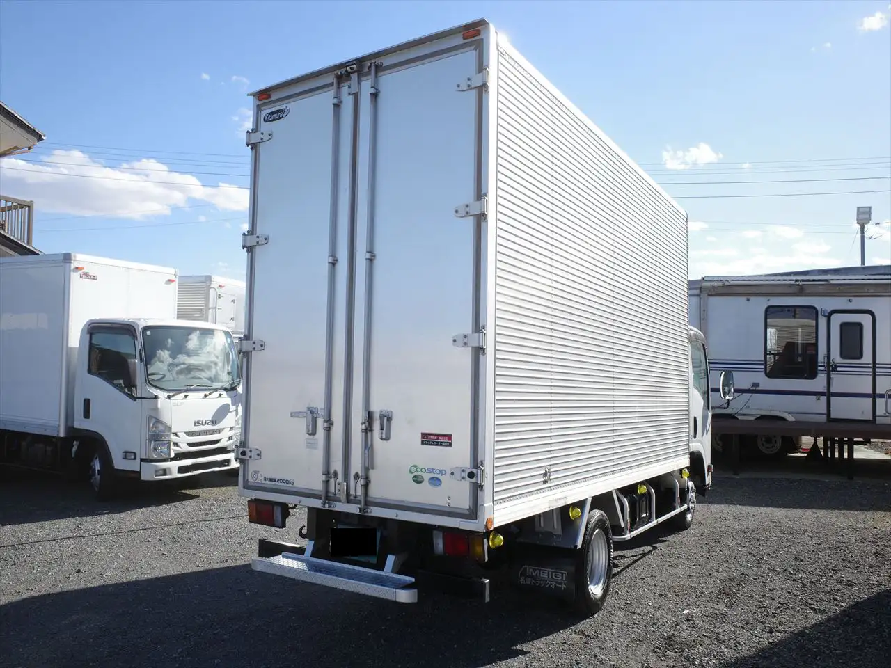 いすゞ エルフ 小型 アルミバン TRG-NLR85AN H27の中古トラック画像4