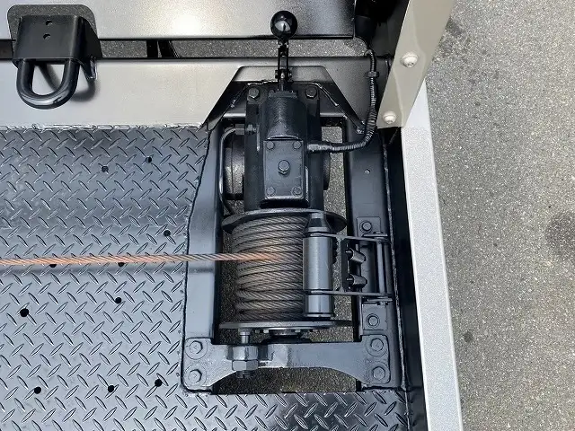 三菱 キャンター 小型 車両重機運搬 ラジコン ウインチの中古トラック画像9
