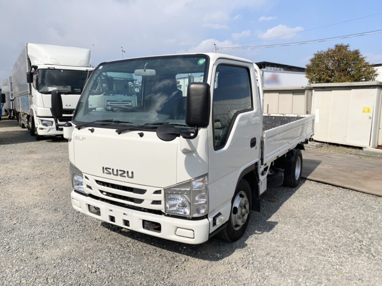 いすゞ エルフ 小型 平ボディ 10尺 TPG-NJR85A