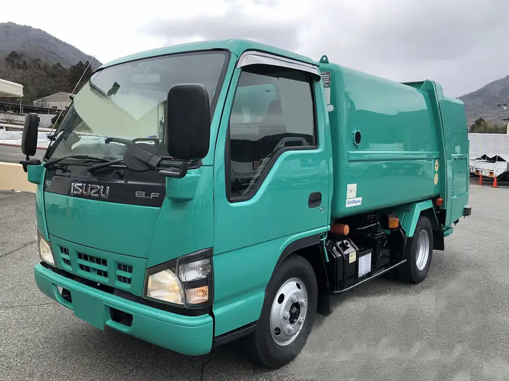 いすゞ エルフ 小型 パッカー車 巻き込み式 回転ダンプ式の中古トラック画像1