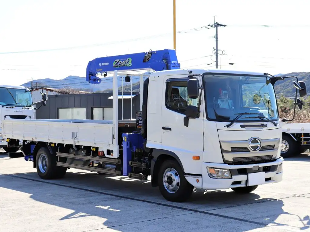 日野 レンジャー 中型/増トン クレーン付 床鉄板 5段の中古トラック画像2