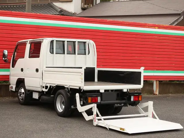 いすゞ エルフ 小型 平ボディ Wキャブ パワーゲートの中古トラック画像6